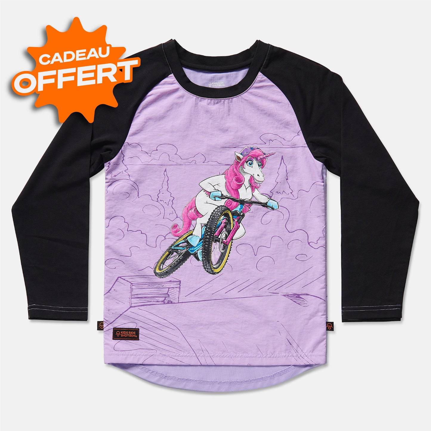 UPSHIFT UNICORN MAILLOT DE VTT COUPE-VENT POUR ENFANTS